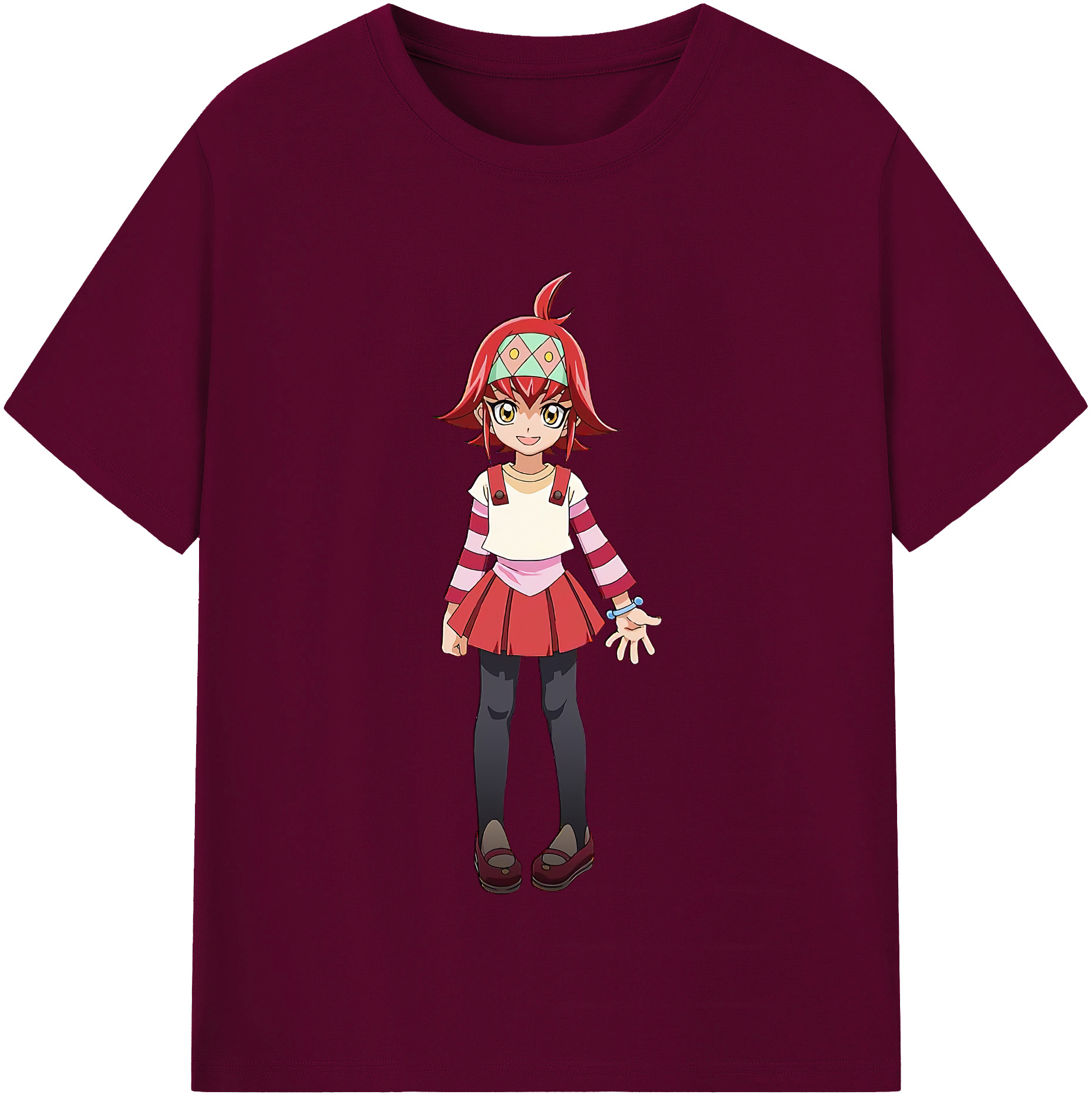 （画像用） 遊☆戯☆王 Yu-Gi-Oh! レディースカジュアルプリントTシャツ（綿100％）